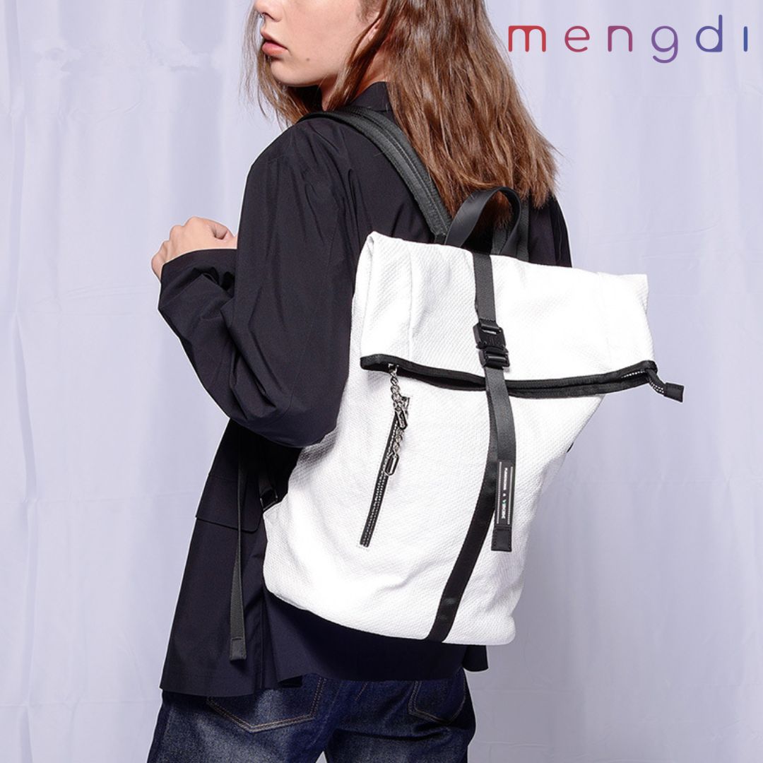 mengdi products-Recycle anti theft backpack, White
