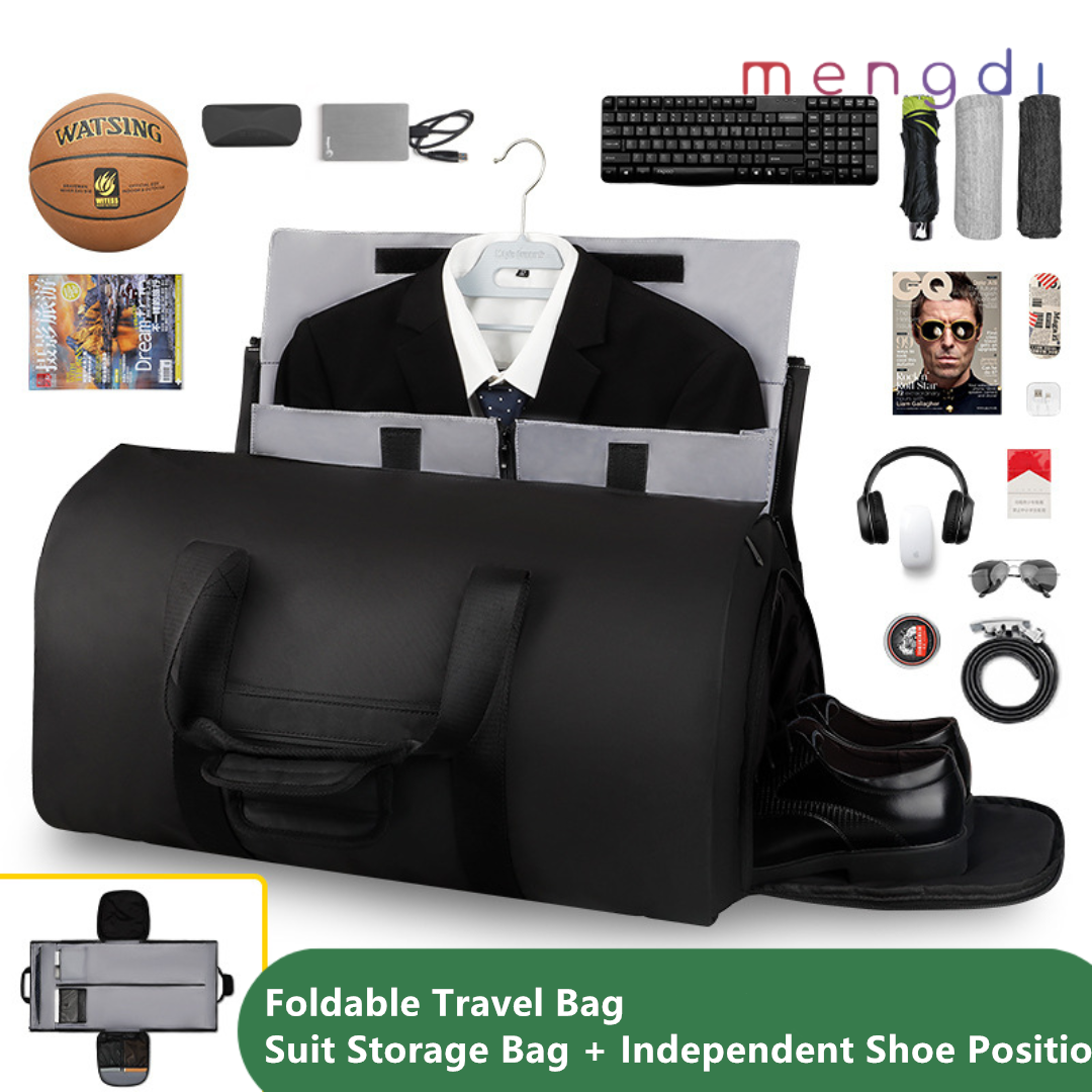 mengdi products- GARMENT BAG & DUFFEL BAG 2 IN 1