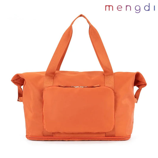 mengdi products-RPET Folding Weekend Bag, Orange