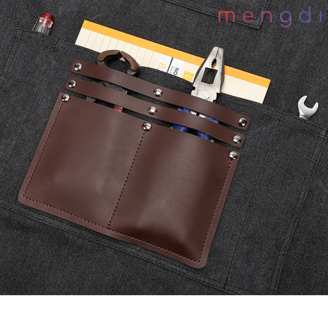mengdiproducts-Canvas Apron-Black color