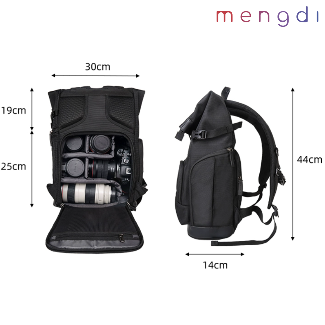 mengdiproducts-Camera Backpack-Black color