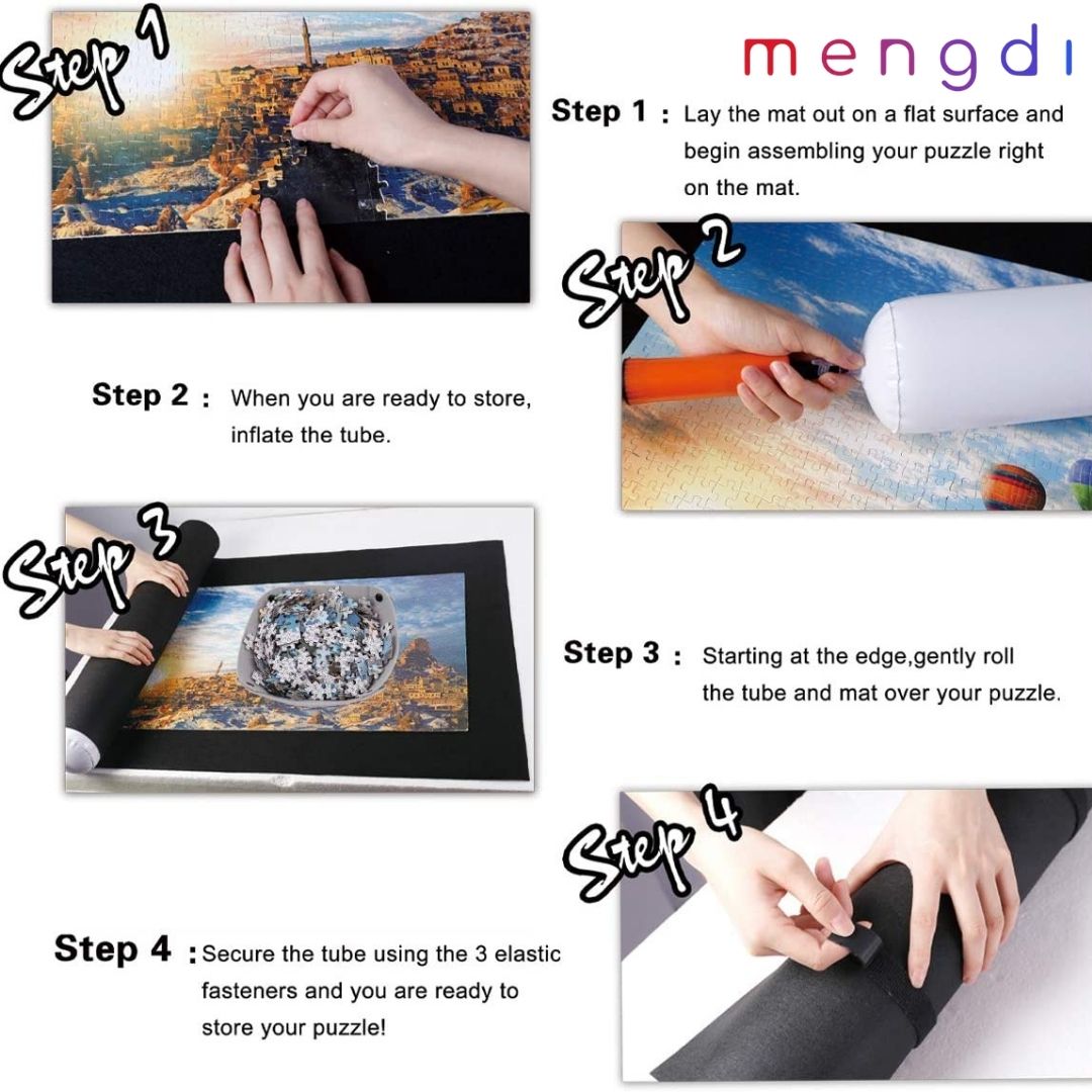 Mengdi products-recycle Jigsaw Puzzle Mat saver sets for 1500, 1000, 500 Pieces