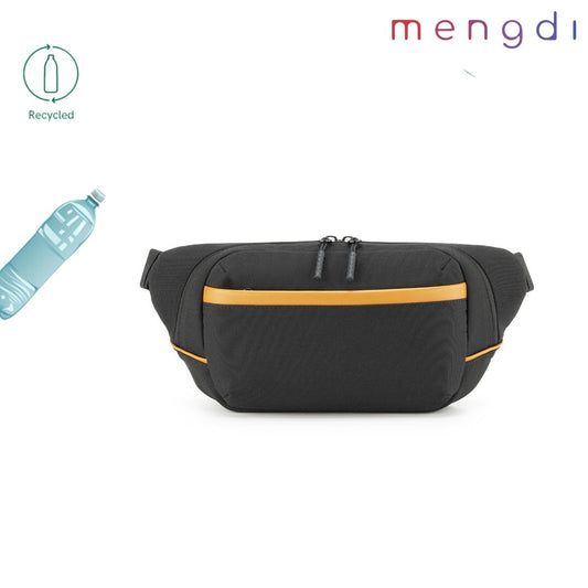 mengdi products- Recycled polyester Sling Bag, Black
