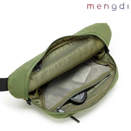 mengdi products- Recycled polyester Sling Bag, Green
