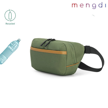 mengdi products- Recycled polyester Sling Bag, Green