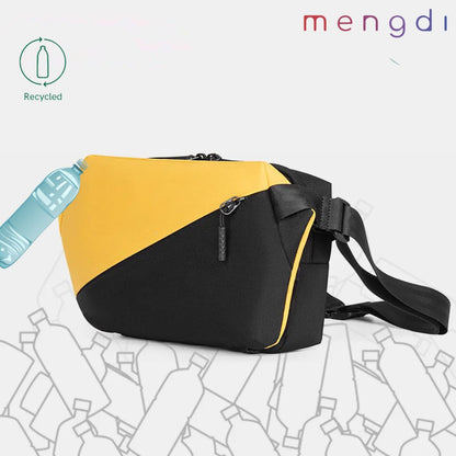 mengdi products-Recycled polyester Sling Bag, Yellow