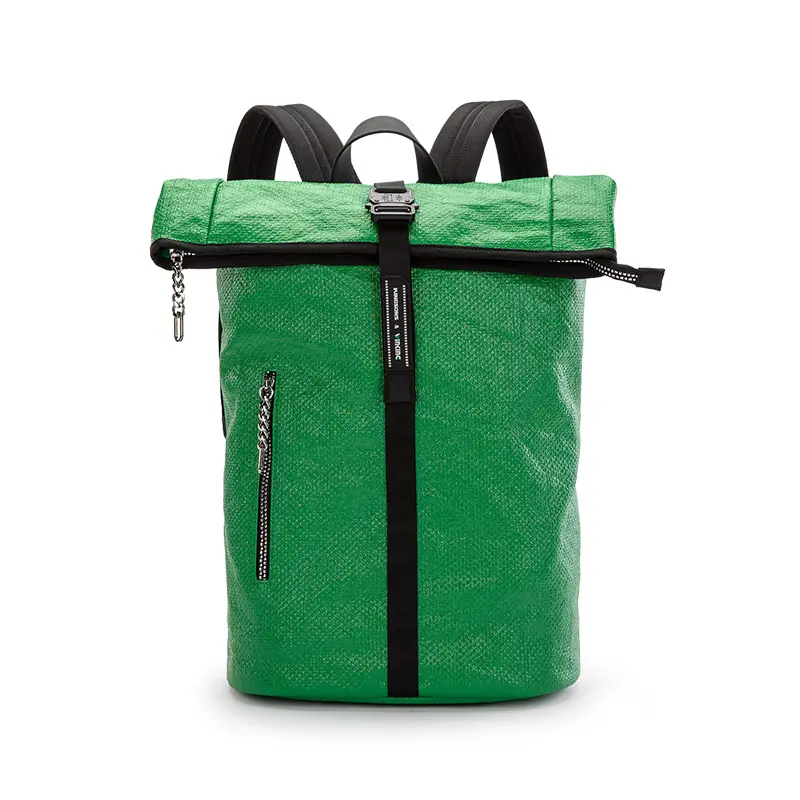 mengdi products-Recycle anti theft backpack, Green