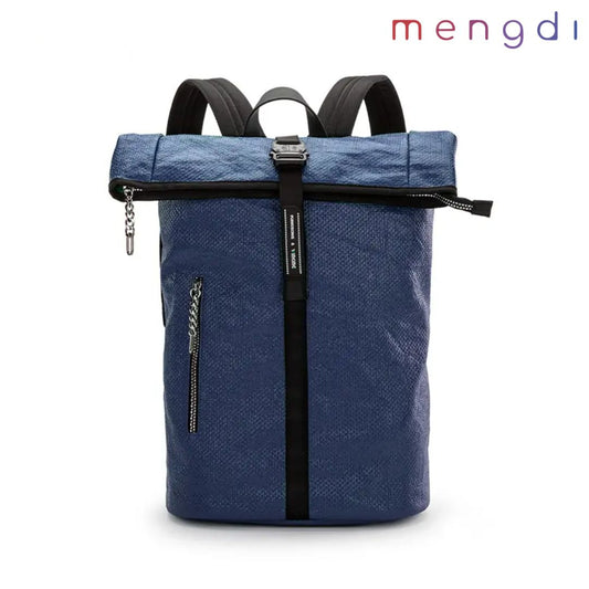 mengdi products-Recycle anti theft backpack, Blue