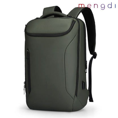 mengdiproducts-Backpack with USB Charging Port-Green color
