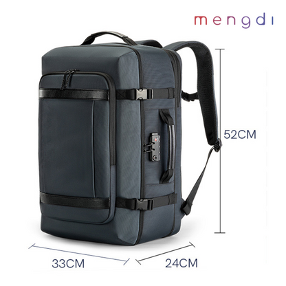 mengdiproducts-Expandable Travel Backpacks-Black