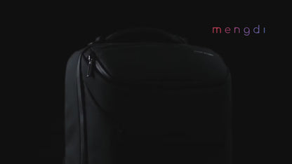 mengdiproducts-Backpack with USB Charging Port-Grey color